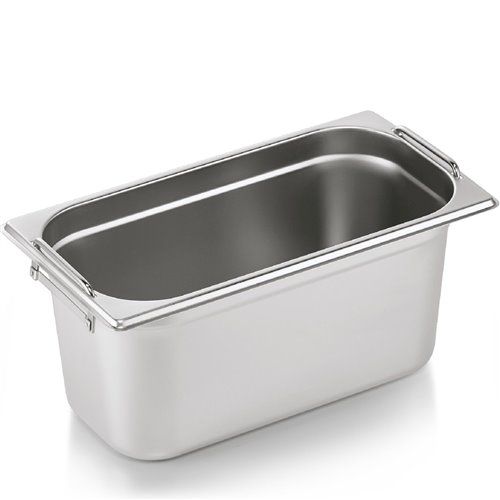 Stainless steel Gastronorm Pan with Handle GN1/3 Depth 150mm | Stalwart DA- 8136H