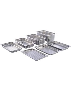 Stainless steel Gastronorm Pan Perforated GN1/1 Depth 150mm | Stalwart DA- 8116P