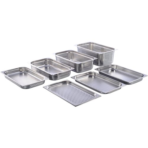 Stainless steel Gastronorm Pan Perforated GN1/1 Depth 150mm | Stalwart DA- 8116P