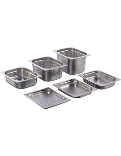 Stainless steel Gastronorm Pan Perforated GN1/2 Depth 150mm | Stalwart DA- 8126P