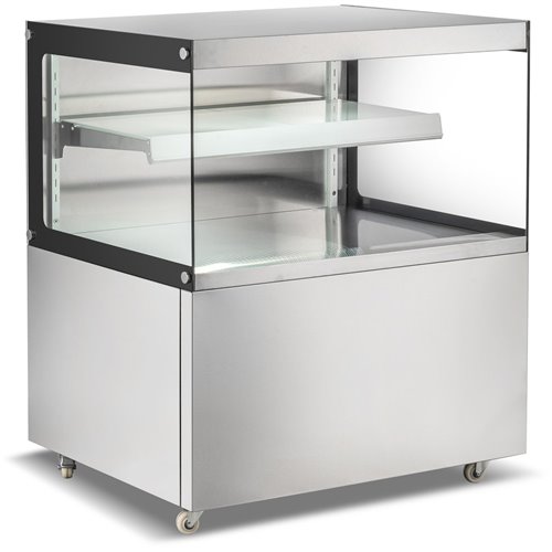 Commercial Display Cabinet 230 Litres Stainless steel | Stalwart DA-ZW230SS