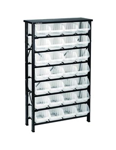 Commercial Heavy Duty Shelving Unit 7 Shelves 28 bins 820x280x1500mm | Stalwart DA-MW28HD