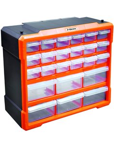 24 Bin Storage Organiser for Small Parts 320x160x370mm | Stalwart DA-MW2260