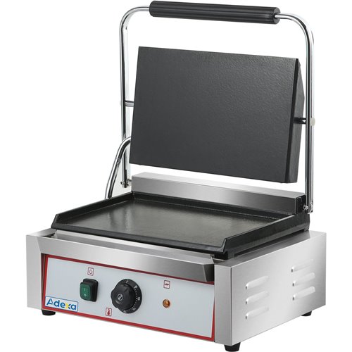 Heavy Duty Large Panini Contact grill Smooth 2.2kW | Stalwart DA-HEG811EB