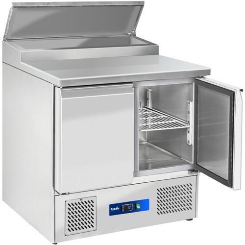 Prodis EC-2PREP 2 Door Compact Prep Table, 5 x 1/6GN Topping Well