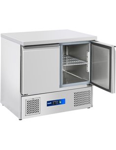 Prodis EC-2SS 2 Door Compact Saladette Counter, Flat Top