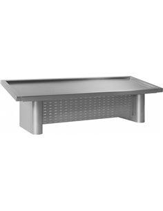 Prodis FISK15 - 1.5m Stainless Steel Fish Display Counter