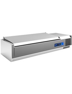 Prodis EC-T18S, 1800mm 8 x 1/3GN Topping Unit With Stainless Steel Lid