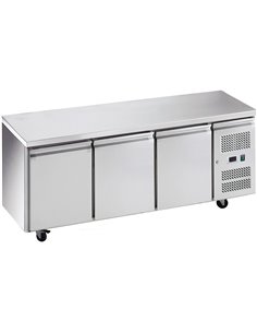 Commercial Freezer counter Ventilated 3 doors Depth 700mm | Stalwart DA-THP3100BT