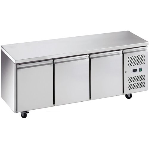 Commercial Freezer counter Ventilated 3 doors Depth 700mm | Stalwart DA-THP3100BT