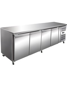 Professional Refrigerated Counter 4 doors Depth 600mm | Stalwart DA-THSNACK4100TN