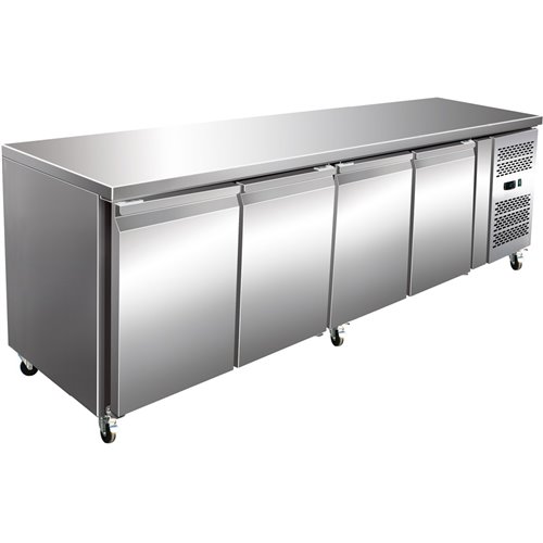 Professional Refrigerated Counter 4 doors Depth 600mm | Stalwart DA-THSNACK4100TN