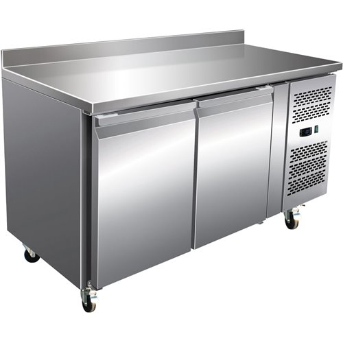 Commercial Freezer Counter with Upstand 2 doors Depth 700mm | Stalwart DA-THP2200BT