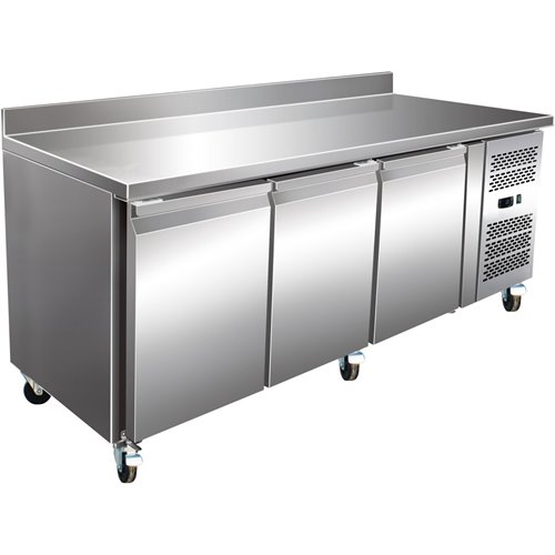 Commercial Freezer Counter with Upstand 3 doors Depth 700mm | Stalwart DA-THP3200BT