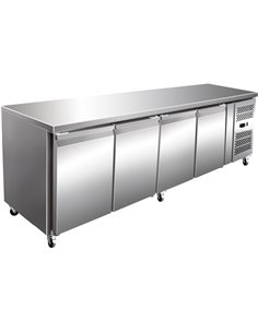 Commercial Freezer counter Ventilated 4 doors Depth 600mm | Stalwart DA-THSNACK4100BT