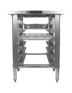 Commercial Equipment Stand with 6 Tier Tray Rack GN1/1 Marine Edges 600x600x600mm | Stalwart DA-WHMTR6060