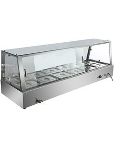 Display Bain Marie Countertop 6xGN1/1 150mm | Stalwart DA-HBM214