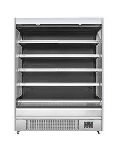 Wall Cabinet Multi Deck Refrigerator Night Curtain Stainless Steel 1000x700x2000mm | Stalwart DA-KMDP1070ESS