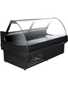 Serve over Deli counter Curved glass front Width 2600mm | Stalwart DA-KSCP2611RCA