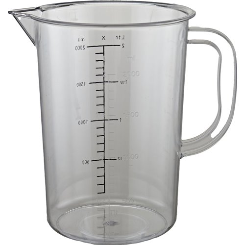 Polycarbonate Jug 2 litre Clear | Stalwart DA-PCC20