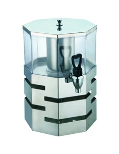 Commercial Juice Dispenser 4 litres Octagon | Stalwart DA-JVS4A
