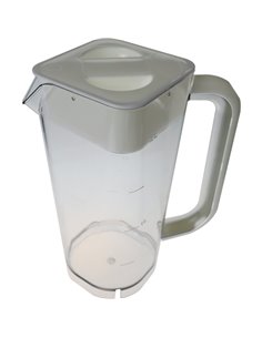 2 Litre Clear Water Pitcher with Lid | Stalwart DA-SQ2L