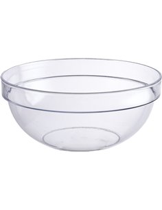 Acrylic Salad Bowl 14cm Clear | Stalwart DA-AC14