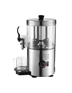 Commercial Hot Chocolate Dispenser / Drink Warmer 3 litres Dual Thermostat Silver | Stalwart DA-Q7005SILVER