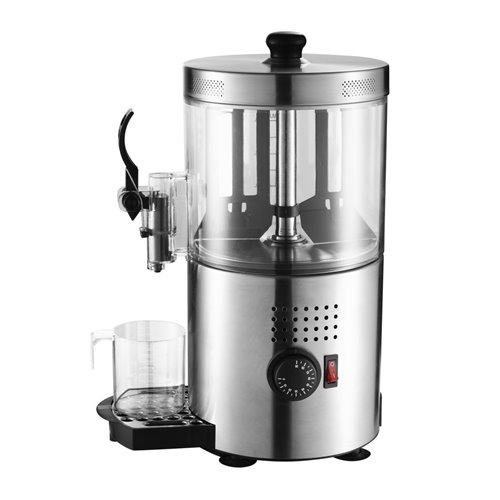 Commercial Hot Chocolate Dispenser / Drink Warmer 3 litres Dual Thermostat Silver | Stalwart DA-Q7005SILVER