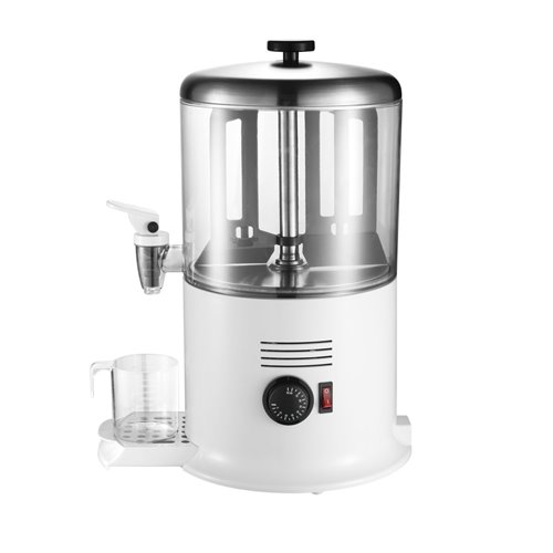 Commercial Hot Chocolate Dispenser / Drink Warmer 6 litres Dual Thermostat White | Stalwart DA-Q7006WHITE