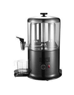 Commercial Hot Chocolate Dispenser / Drink Warmer 6 litres Dual Thermostat Black | Stalwart DA-Q7006BLACK