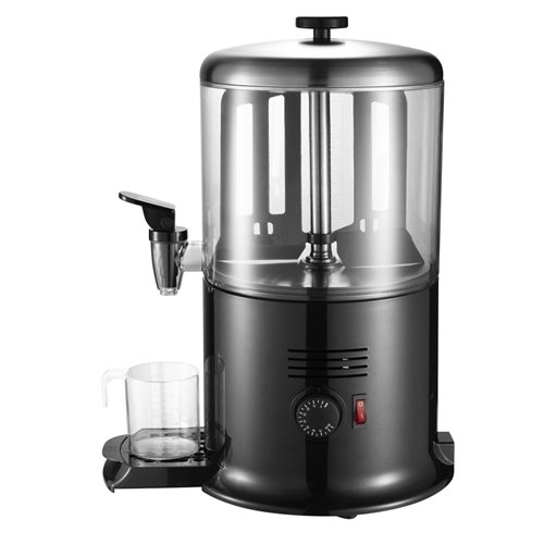 Commercial Hot Chocolate Dispenser / Drink Warmer 6 litres Dual Thermostat Black | Stalwart DA-Q7006BLACK