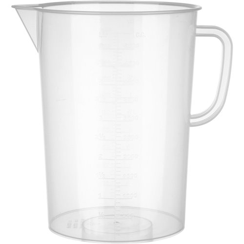 Polypropylene Jug 5 litre Clear | Stalwart DA-PPC50