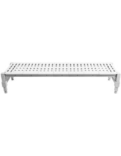 Commercial Dunnage Rack 1525x455x225mm 140kg loading Iron &amp Polypropylene | Stalwart DA-WHPDSPA60181045