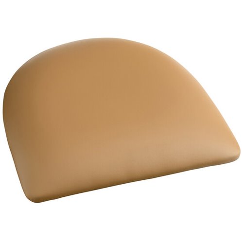 Light Brown Vinyl Cushion Seat for Steel Frame Chair | Stalwart DA-GSM001LIGHTBROWNVINYLSEAT