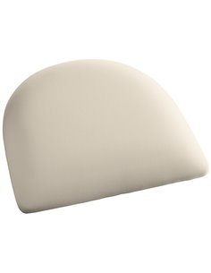 Light Grey Vinyl Cushion Seat for Steel Frame Chair | Stalwart DA-GSM001LIGHTGREYVINYLSEAT