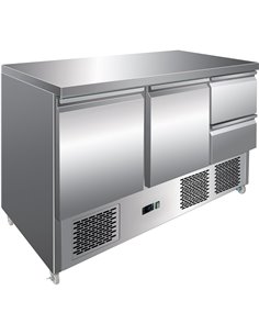 Commercial Refrigerated Counter 2 drawers 2 doors | Stalwart DA-THS9032D