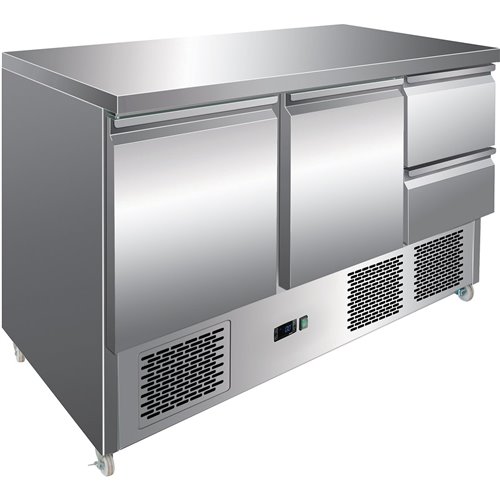 Commercial Refrigerated Counter 2 drawers 2 doors | Stalwart DA-THS9032D