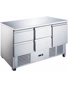 Commercial Refrigerated Counter 4 drawers 1 door | Stalwart DA-THS9034D