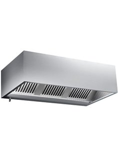 Commercial Extraction Canopy with Filter, Range Hood, Fan, Lights &amp 4 Speeds 1600mm | Stalwart DA-AP238Z263D