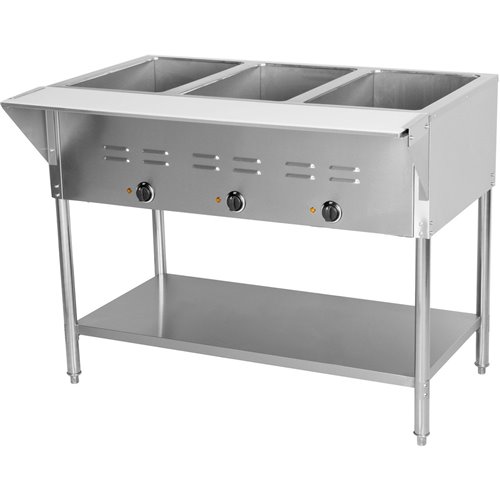 Commercial Bain Marie Table 3xGN1/1 Dry heat | Stalwart DA-NVC3