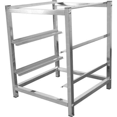 Dishwasher stand with 2 rack guides for dishwashers of Width 565-590mm &amp Depth 600-700mm | Stalwart DA-DWS02B