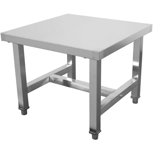 Commercial Equipment Stand / Low Height Table Stainless Steel 450x450x400mm | Stalwart DA-WHPS4545