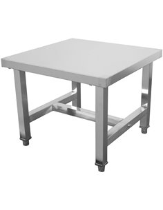 Commercial Equipment Stand / Low Height Table Stainless Steel 500x500x400mm | Stalwart DA-WHPS5050