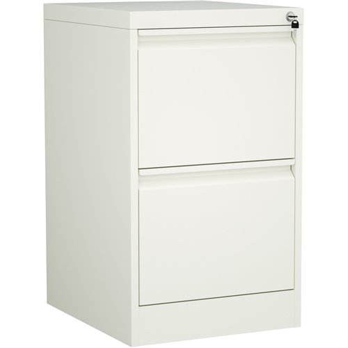 Professional Filing Cabinet 2 drawer 460x620x720mm White | Stalwart DA-MXDC1WHITE