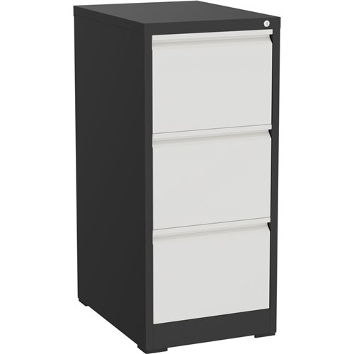 Professional Filing Cabinet 3 drawer 460x620x1025mm Dark Grey &amp White | Stalwart DA-MXDC2DARKGREY