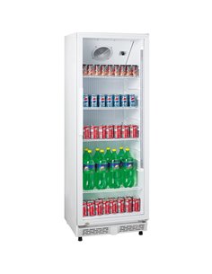 Bottle cooler Upright 230 litres Static cooling Hinged glass door White | Stalwart DA-LG230XP