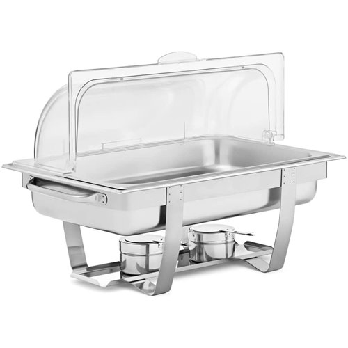 Roll top Chafer GN1/1 Stainless steel Plastic top 9 litres | Stalwart DA-WH633A2