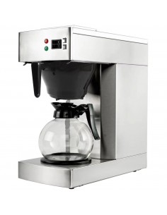 Commercial Filter Coffee maker Manual fill 1 glass jug 2 hotplates | Stalwart DA-RB386AD1