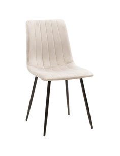 Velvet Dining Chair Beige | Stalwart DA-WW101BEIGE